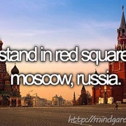Stand in a Red Square, Moscow, Russia