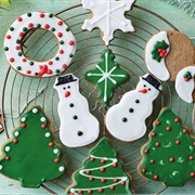 12 Iced Biscuits--"12 Days of Christmas"