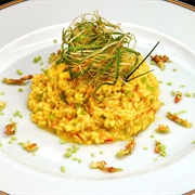 Risotto Con Carciofi E Zafferano