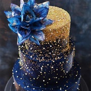 Blue Gold Cake
