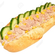 Tuna Mayo, Cucumber & Sweetcorn Sandwich