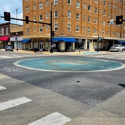 Center of Google Earth Mural