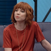 24. Carly Rae Jepsen Wears a Chunky Necklace and Black Ankle Boots