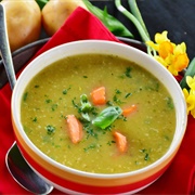 Potato Soup With Carrots &amp; Wild Garlic