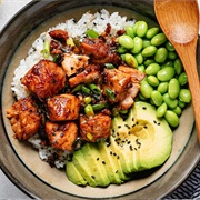 Salmon Teriyaki Bowl