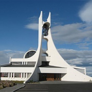 Church in Stykkishólmskirkja, Iceland