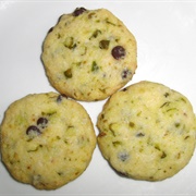 Vegan Pistachio Chocolate Chip Cookies