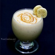 Banana Butterscotch Milkshake