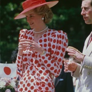 Princess Diana Polka Dot Dress