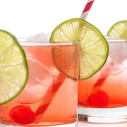 Cherry Vodka & Cream Soda