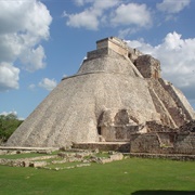 Pyramid of the Magician Stairs, Uxmal, Mexico