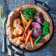 Roast Dinner Inside Yorkshire Pudding