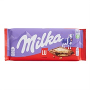 Milka Lu Biscuit Chocolate Bar