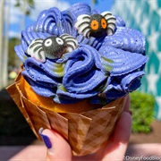 Spooky Apple Spiced Spider Cupcake