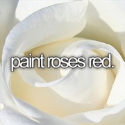 Paint Roses Red