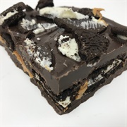 Provincetown Fudge Factory Dark Chocolate Peanut Butter Oreo Bark