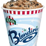 Rita's Italian Ice Double Chocolate Oreo Blendini