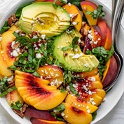 Avocado Peach Salad