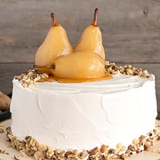 Pear & Walnut Cake