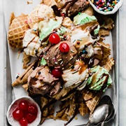 Crushed Waffle Cone Ice Cream