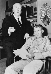 Alfred Hitchcock & James Stewart (1948)