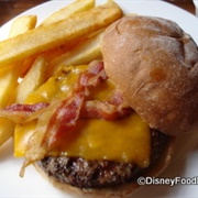 Burger With Cheddar and Bacon