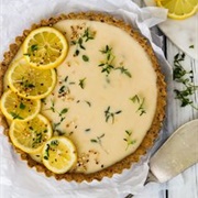 Lemon Curd & Thyme Tart