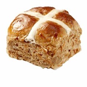 Apple and Cinnamon Hot Cross Bun