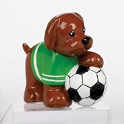 Soccer Star Chocolate Lab