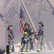 Raising the Flag at Ground Zero (2001)