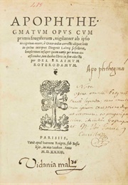 Plutarch's Apopthegmata (Tr. Erasmus)