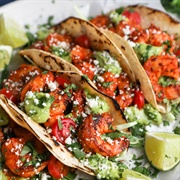 Lime and Chili Tiger Prawn Tacos