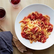 Tagliatelle Tomato Sauce
