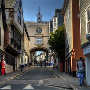 Fore Street, Totnes, Devon, England