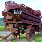 Calistoga Water Truck Sculpture