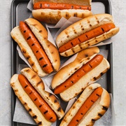 Grilled Hot Dogs