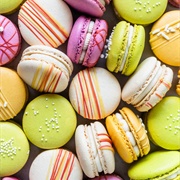 A Macaron Display: 120/3 Flavors