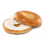 Plain Bagel With Cream Cheese