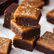 Salted Butterscotch Brownie