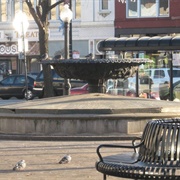 Nelson Algren Memorial Fountain