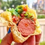 All-Beef Foot-Long Chicago-Style Hot Dog