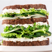Ricotta and Lettuce Sandwich