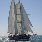 Rigged Sailing Ship From Vilamoura