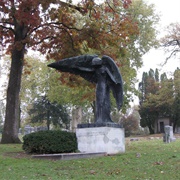 The Black Angel of Oakland Cemetery