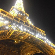 See the Eiffel Tower Sparkle at Night