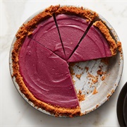 Ube Rhubarb (Rhuby Tuber) Pie