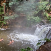 Kerosene Creek Geothermal Stream/ Pools, South of Rotorua, NZ