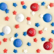 Top This Chocolate Red White & Blue M&Ms Chocolate Bar