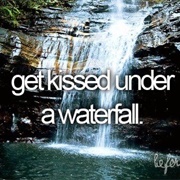 Get Kissed Under a Waterfall
