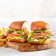 Baked Avocado Grilled Chicken Sandwich